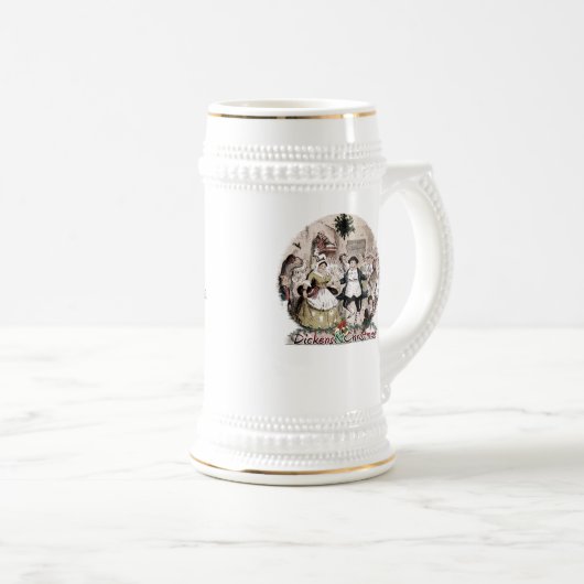 Fezziwig-Dickens en Kerststein Bierpul (Voorkant rechts)