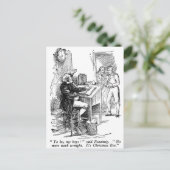 Fezziwig (met tekst) briefkaart (Staand voorkant)