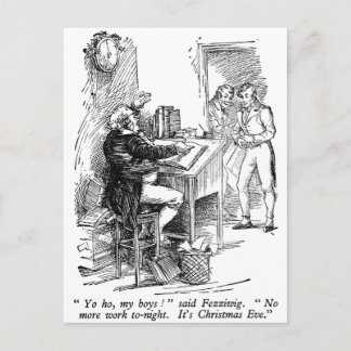 Fezziwig (met tekst) briefkaart