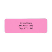 FF99CC roze Etiket (Voorkant)