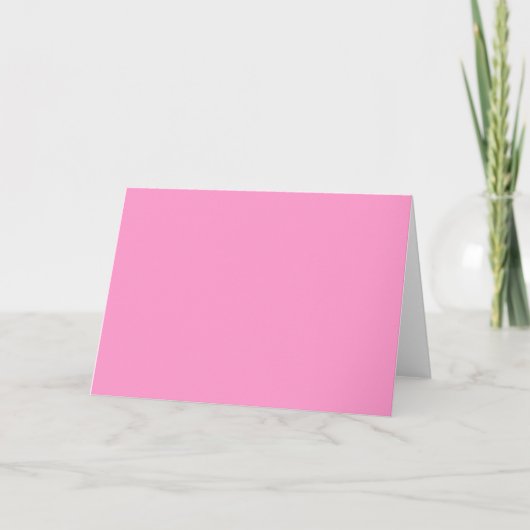 FF99CC Solid Medium Roze Sjabloon (Voorkant)