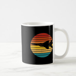 FF-15 Eagle Retro Ondergaande Zon Sticker Koffiemok