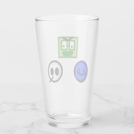 FF "bros" Glass Cup Glas (Achterkant)