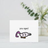 FF "Happy Birthday"-Kaart Briefkaart (Staand voorkant)