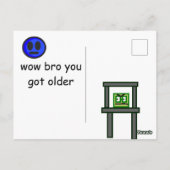 FF "Happy Birthday"-Kaart Briefkaart (Achterkant)