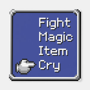 FF-menumagneet - Fight/Magic/Item/Cry Magneet