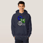 FF "Trio" Hoodie (Voorkant volledig)