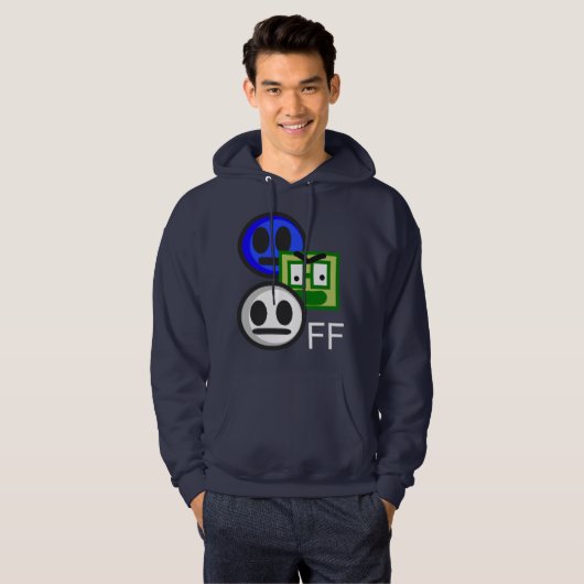 FF "Trio" Hoodie (Voorkant volledig)