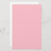 FFC0CB Roze Briefpapier (Voorkant / Achterkant)