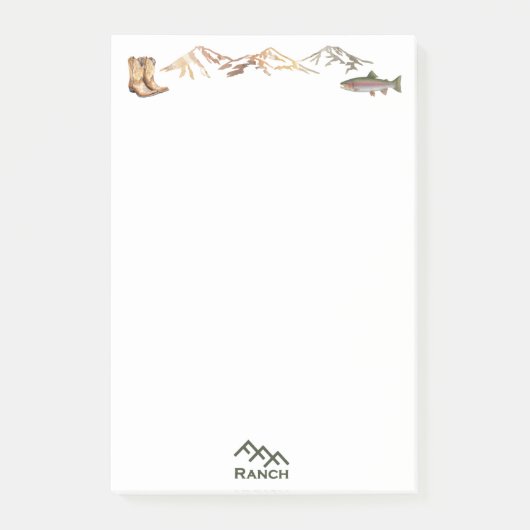 FFF Ranch Post-it® Notes (Voorkant)