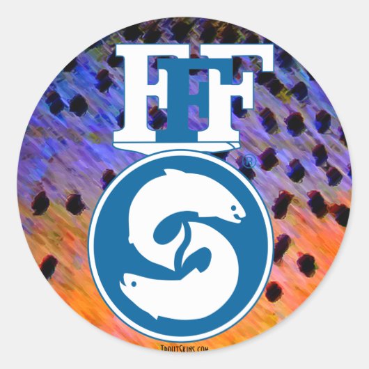 FFF-stickers Ronde Sticker (Voorkant)