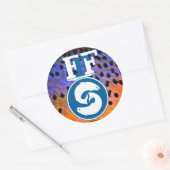 FFF-stickers Ronde Sticker (Envelop)