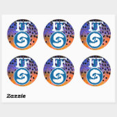 FFF-stickers Ronde Sticker (Vel)