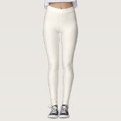 FFFAF0 Floral White Leggings (Voorkant)