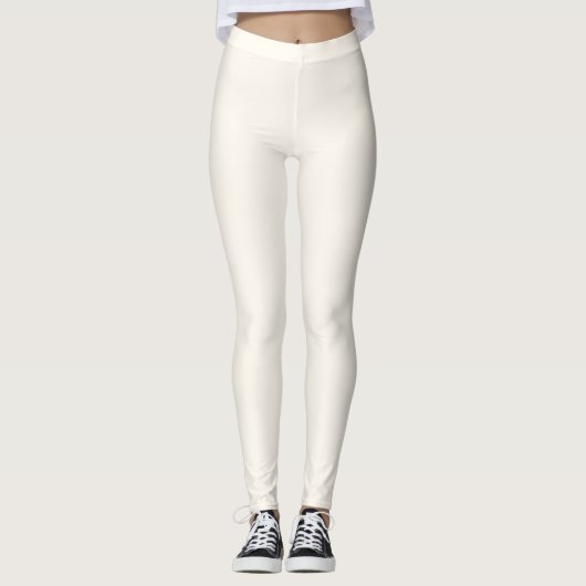 FFFAF0 Floral White Leggings (Voorkant)