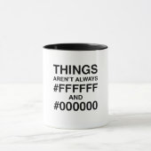 #FFFFFF en #000000 Mok (Midden)