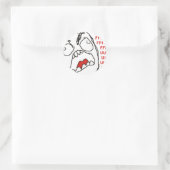 FFFFFFFUUUUUUU - Woede! Ronde Sticker (Tas)