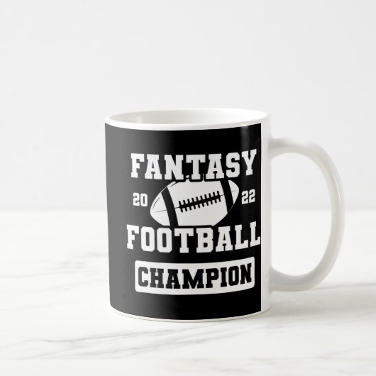 FFL League Champ Winner 2022 Fantasy Football Cham Koffiemok (Rechts)