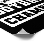 FFL League Champ Winner 2022 Fantasy Football Cham Poster (Hoek)