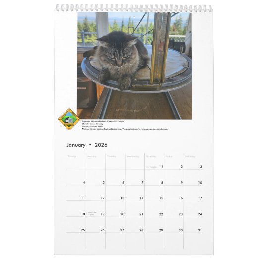 FFLA Calendar 2026 Kalender (Jan 2026)