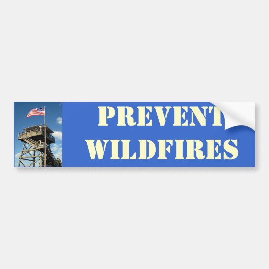 FFLA, PREVENT-WILDFIRES BUMPERSTICKER (Voorkant)