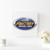 FFN-wandklok Vierkante Klok (Huis)