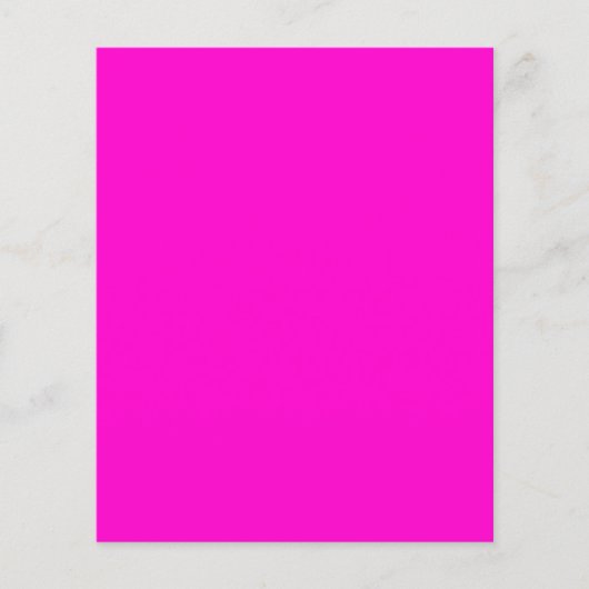 ffocc HOT PINK SOLID BACKGROUND COLOR SJABLOON Flyer (Voorkant)