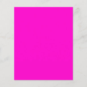 ffocc HOT PINK SOLID BACKGROUND COLOR SJABLOON Flyer