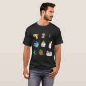FFXIV-metgezellen T-shirt (Voorkant volledig)