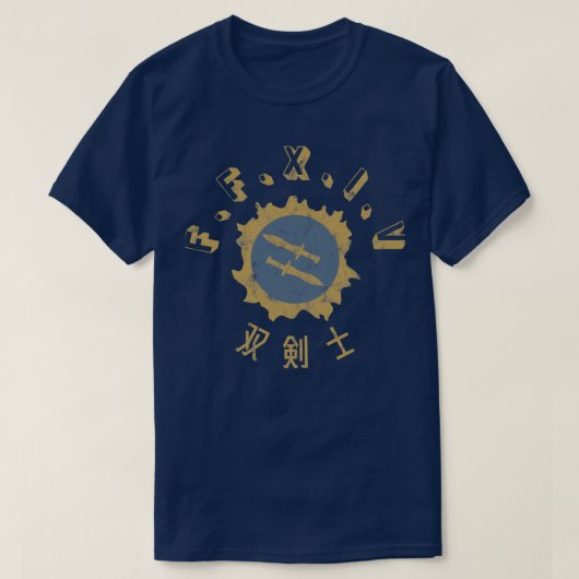 FFXIV Rogue Gold Icon T-shirt (Design voorkant)