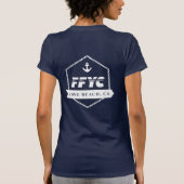 FFYC Womens Poly Rope Shirt White (Achterkant)