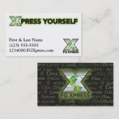 FG Xpress Biz-kaart #1 Visitekaartje (Voorkant / Achterkant)