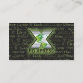 FG Xpress Biz-kaart #1 Visitekaartje (Achterkant)
