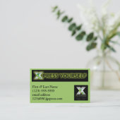 FG Xpress Biz-kaart #3 Visitekaartje (Staand voorkant)