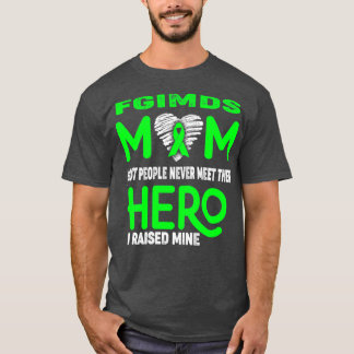 Fgimds mam Meest mensen ontmoeten hun heldhai nooi T-shirt