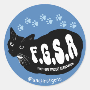FGSA Melly ronde Buik fanclub sticker