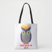 FH Blue Owl Canvas tas (Voorkant)