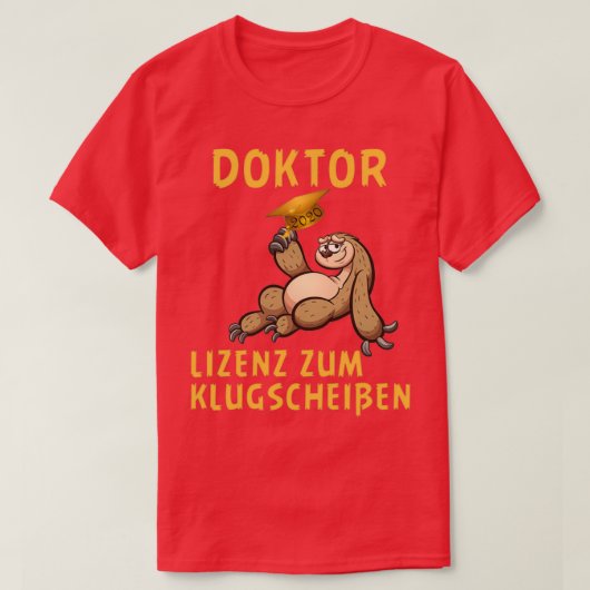 FH Uni Doktor Promotion 2020 afstuderen gift 1 T-shirt (Design voorkant)