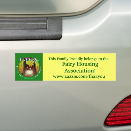 FHA-Bumpersticker Bumpersticker (Op auto)