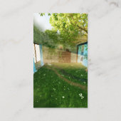 Fhantasieten: Bladwijzer op vliegveld Visitekaartje (Achterkant)