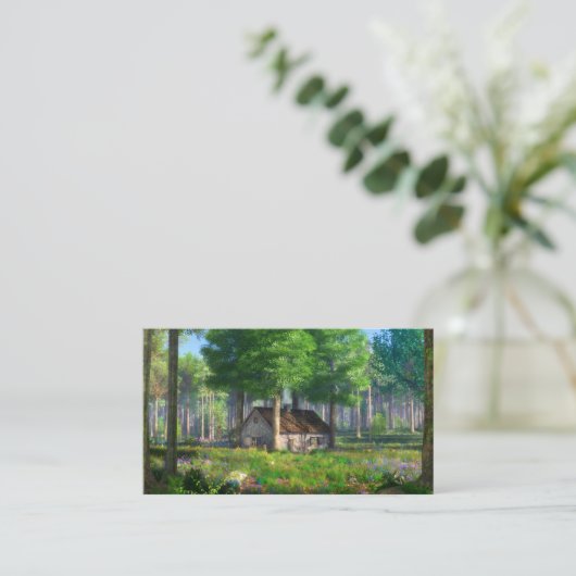 Fhantasieten: De Bladwijzer van het bos Visitekaartje (Staand voorkant)