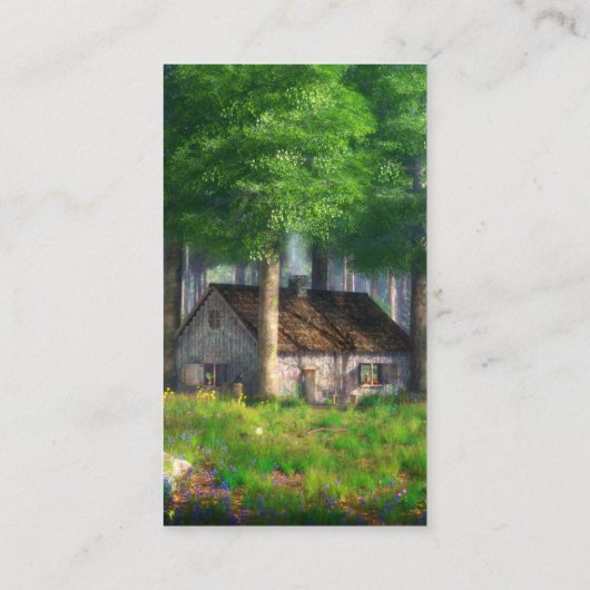 Fhantasieten: De Bladwijzer van het bos Visitekaartje (Achterkant)