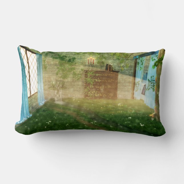 Fhantasieten: naar een fairy Land Pillow Kussen (Voorkant)