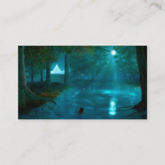 Fhantasieten: naar het Bladwijzer van het vliegend Visitekaartje (Voorkant)