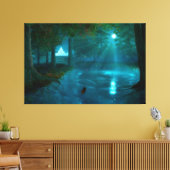 Fhantasta's: naar het Fairy Palace Canvas afdrukke Afdruk (Insitu (Woonkamer))