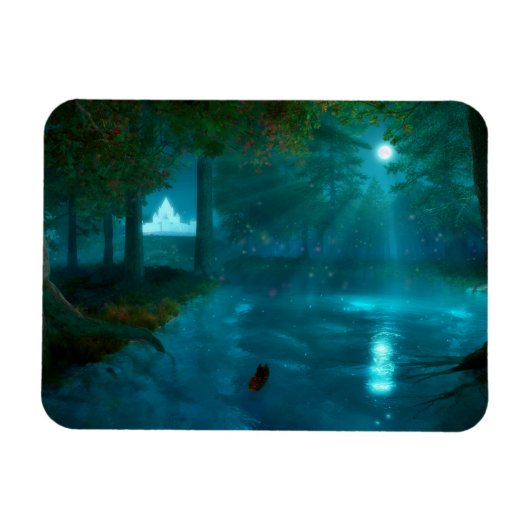 Fhantasta's: naar het feierpaleis Flexible Magnet Magneet (Horizontaal)