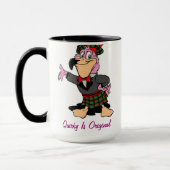 Fhiligus Fromley | Quirky Classic Cartoon Mok (Links)