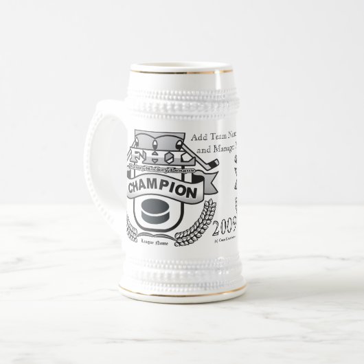 FHL Champion Trophy Bierpul (Voorkant links)