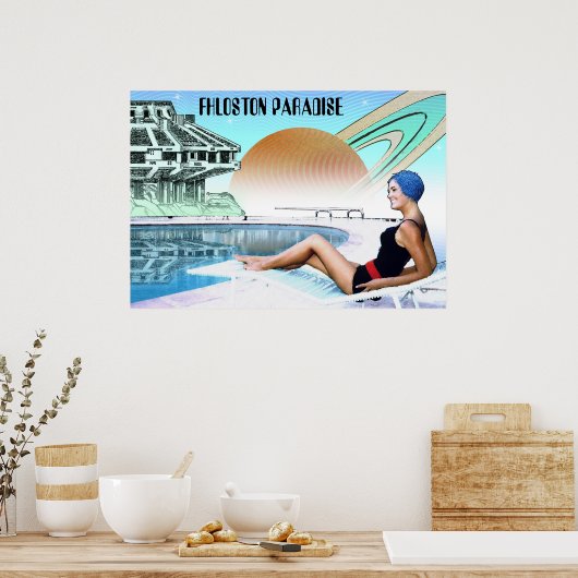 Fhloston Paradise ~ Interplanetair reizen Poster (Keuken)