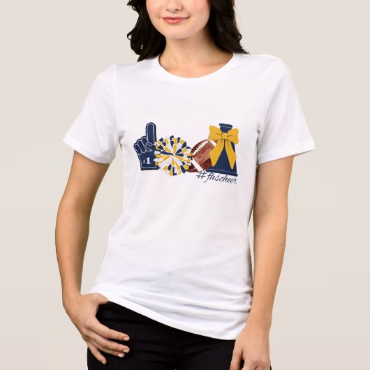 #FHSCheer T-shirt - Dames (Voorkant)